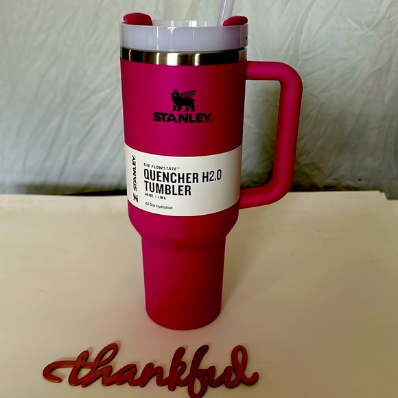 Stanley Other - NWT Stanley FUSHIA 40 oz Quencher H2.0 Tumbler LIMITED EDITION
